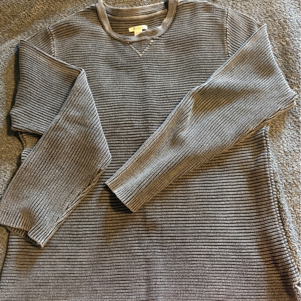 Men's L Gray Sweater Carbon2cobalt